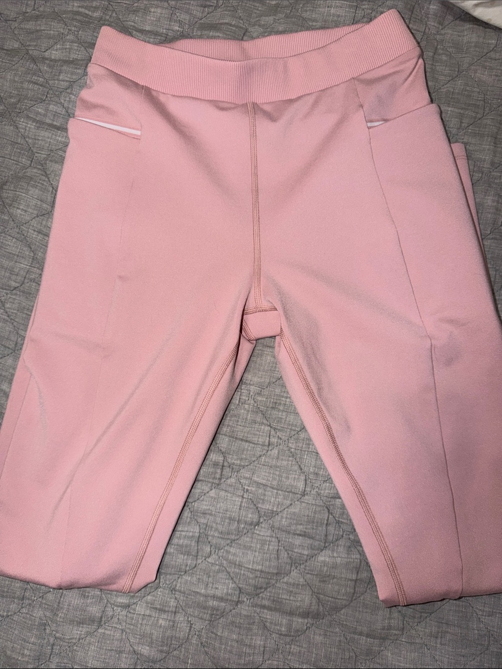 ALO Yoga high airbrush waist fast track Leggings in Dusty Rose - Picture 2 of 4